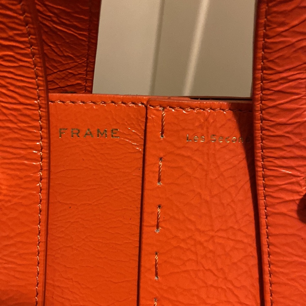 Orange Frame Mini Handbag - Picture 2 of 4